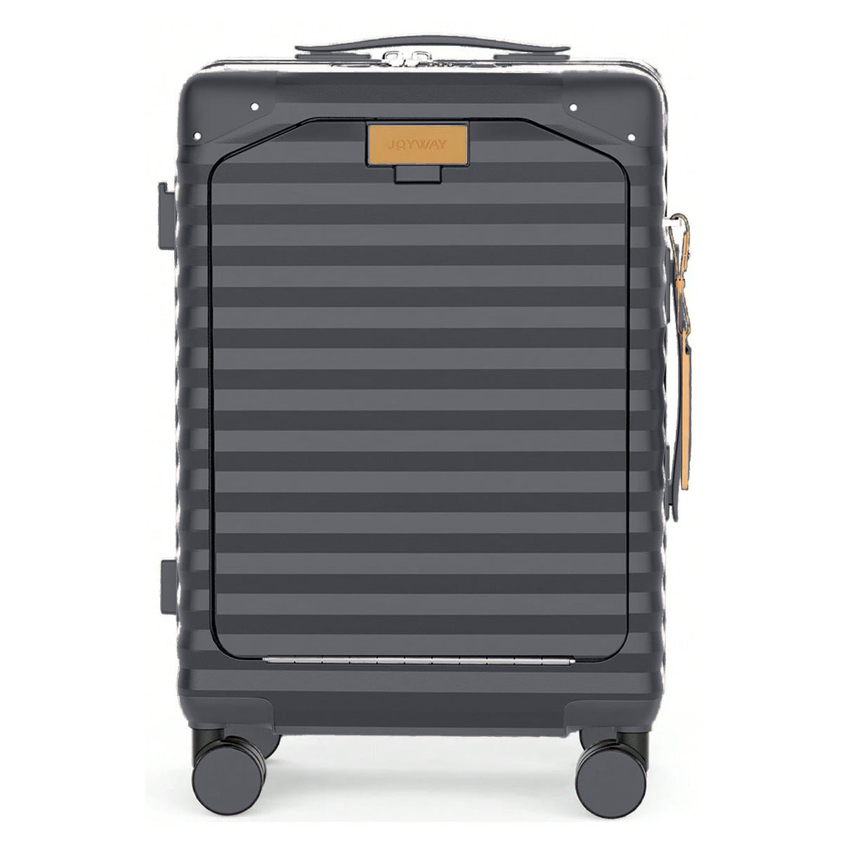 Malmo — Gris — valise fermée de face