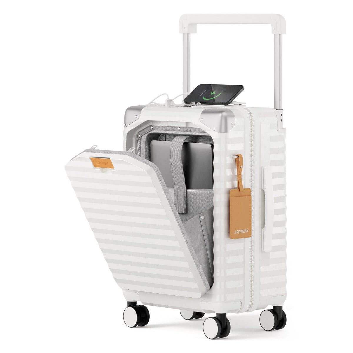Malmo — Blanc — valise ouverte