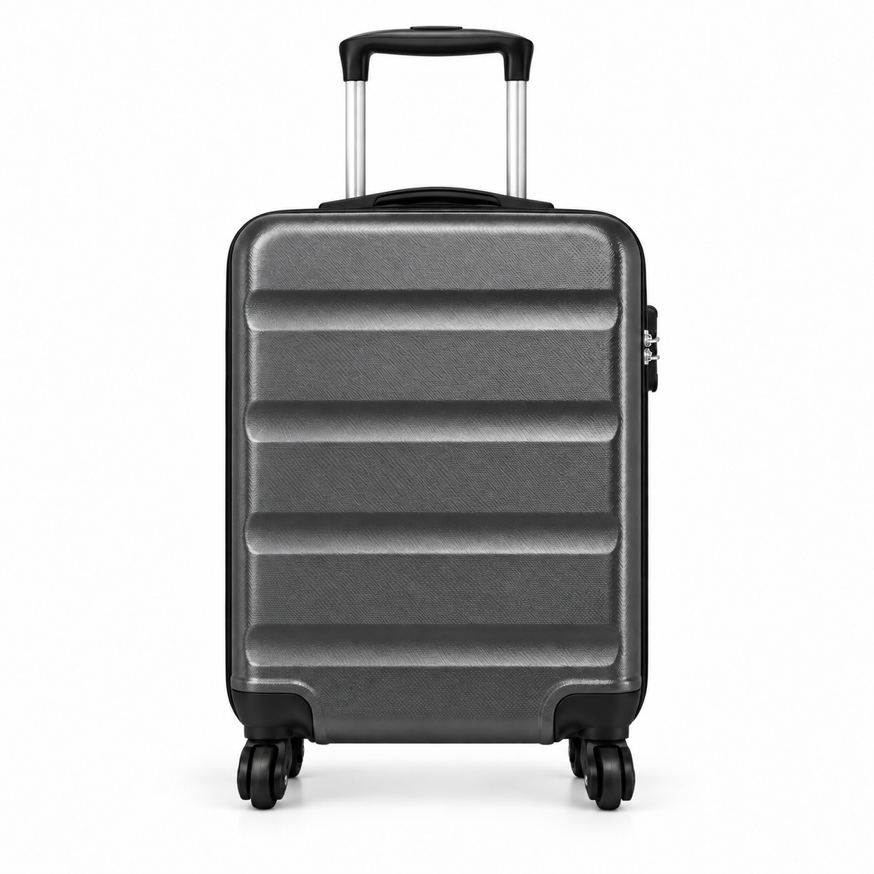 Mora — valise cabine rigide — Gris, vue de face