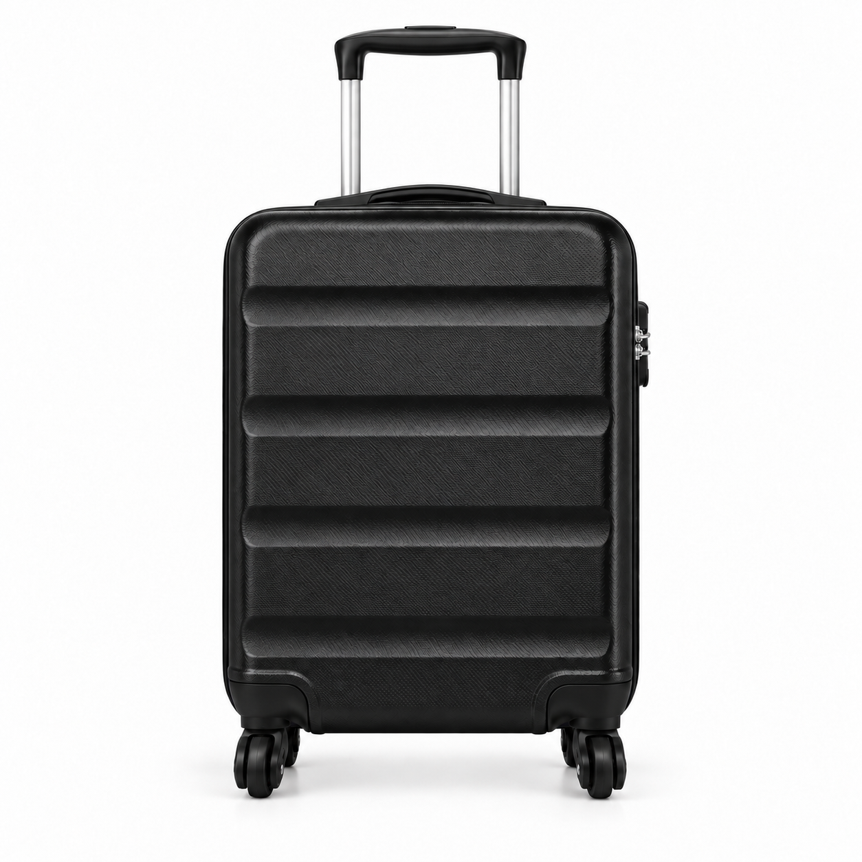 Mora — valise cabine rigide — Noir, vue de face