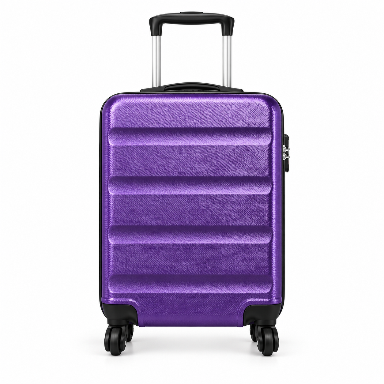 Mora — valise cabine rigide — Violet, vue de face