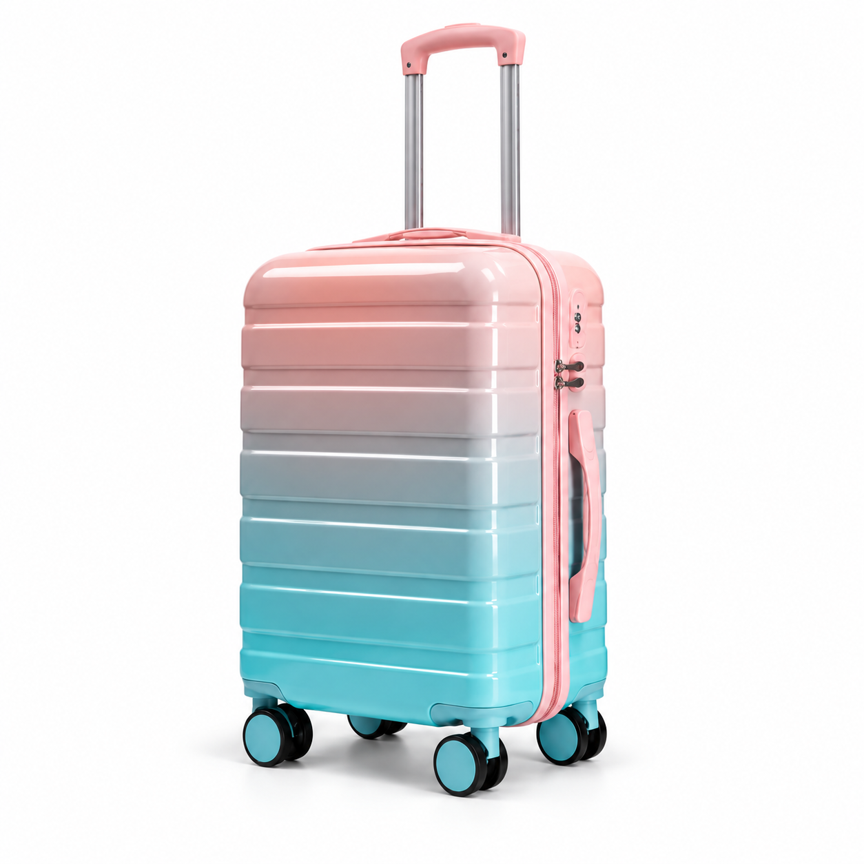 Miami — Rose lagon — petite valise avec poignée télescopique