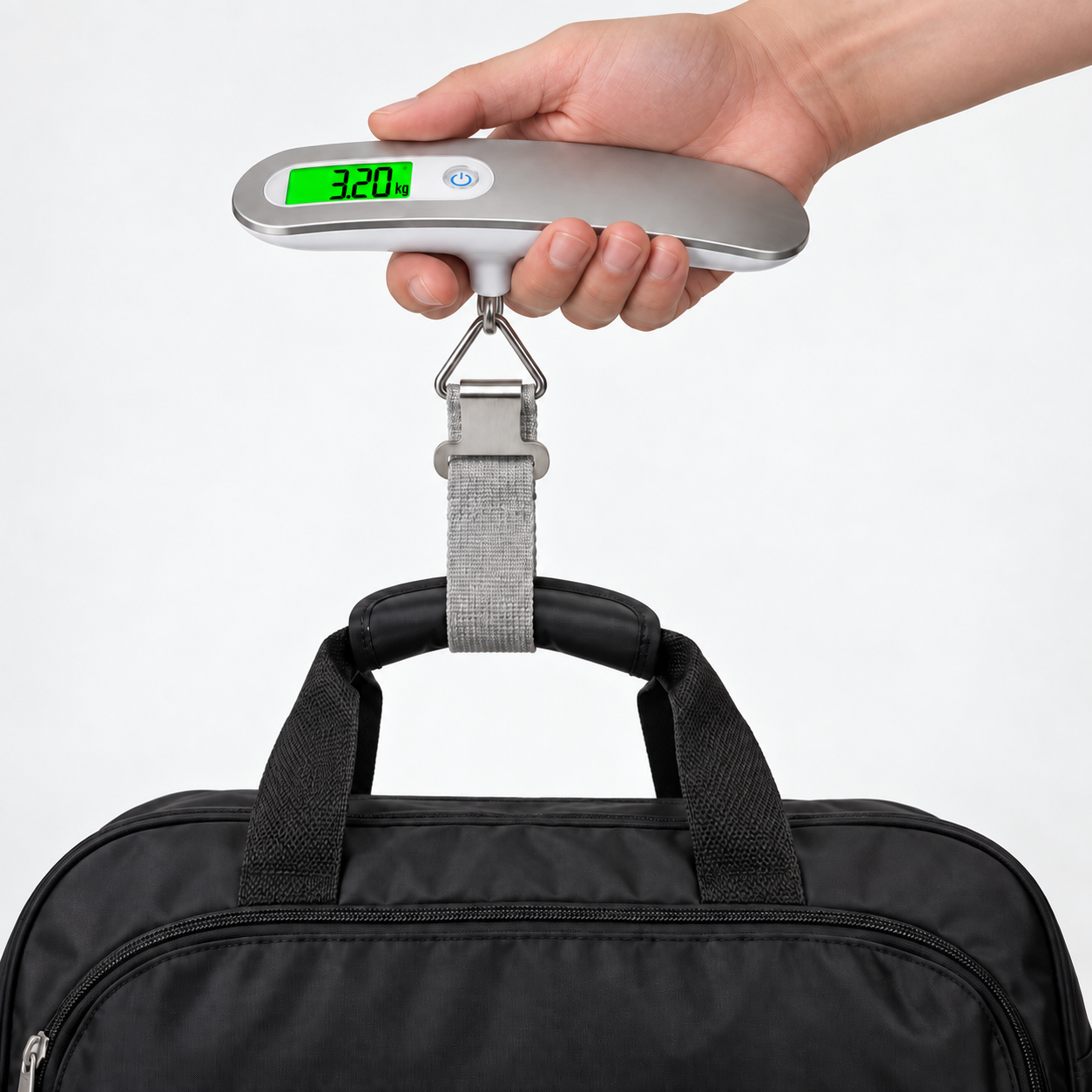 Pise — pesée d’un sac de voyage