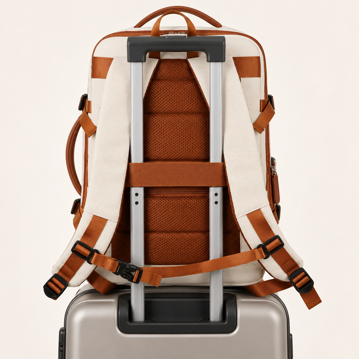 Séoul — Beige — passant arrière sur une poignée de valise