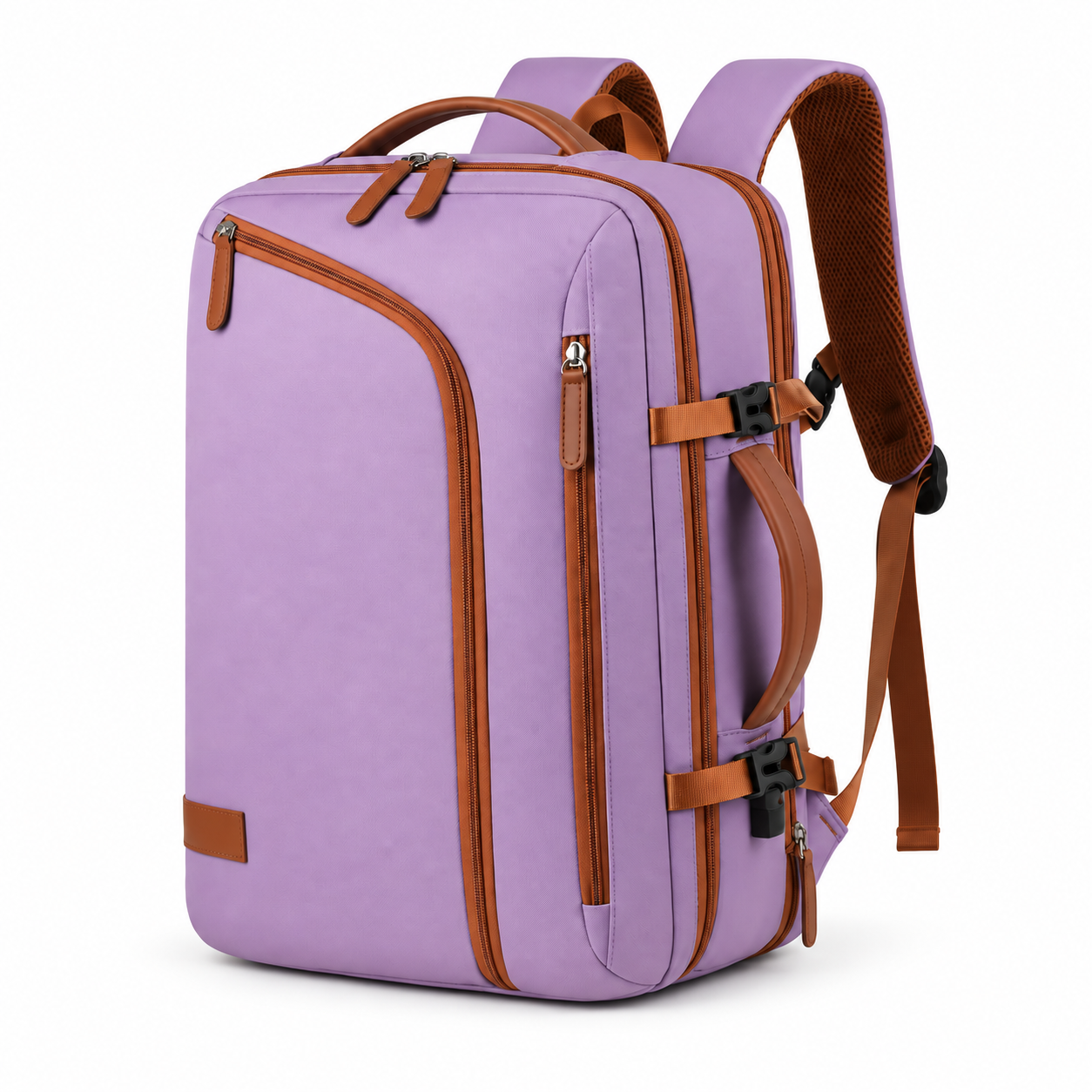 Séoul — Lilas — sac à dos de voyage, vue de trois quarts
