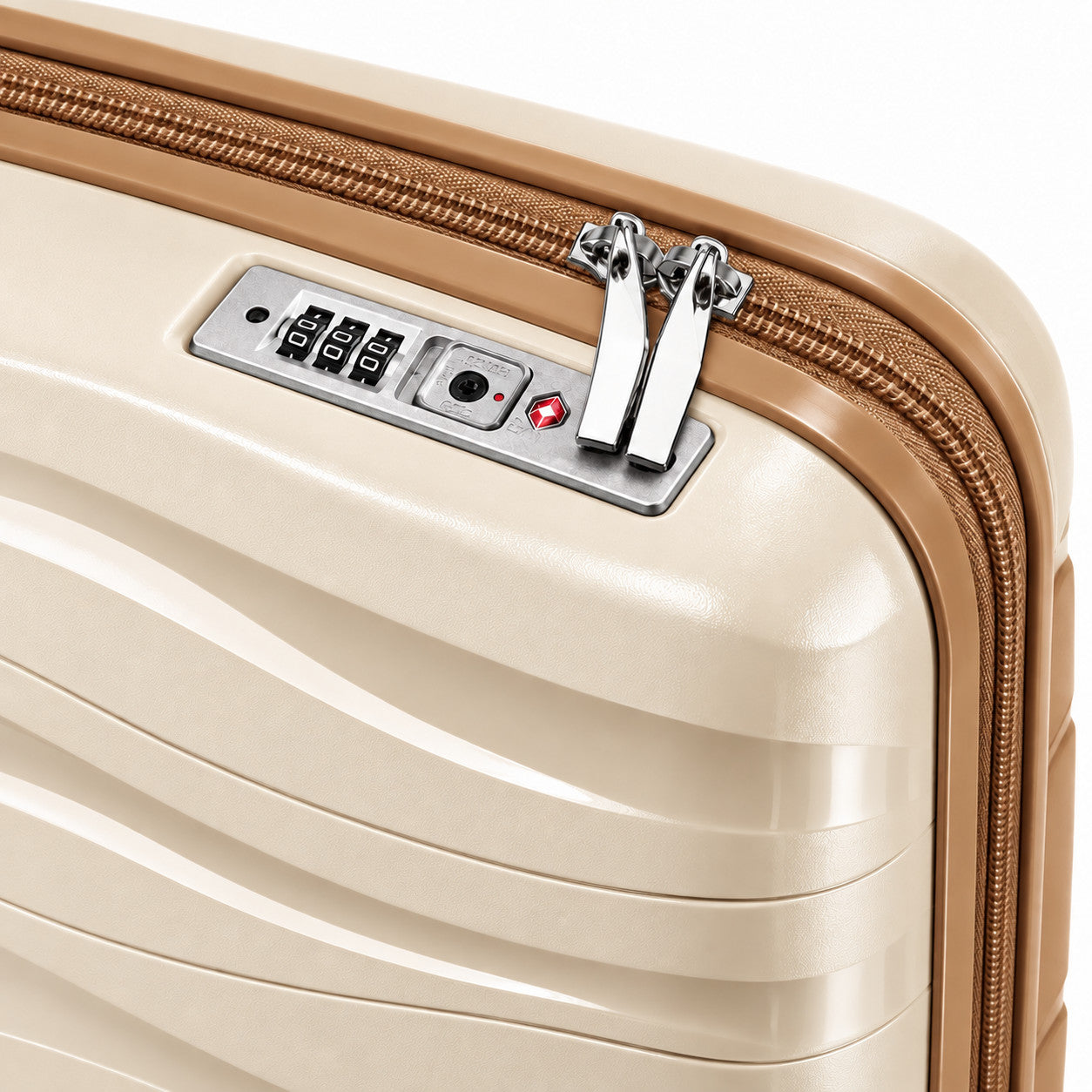 Venise — Beige — serrure TSA et fermeture zippée